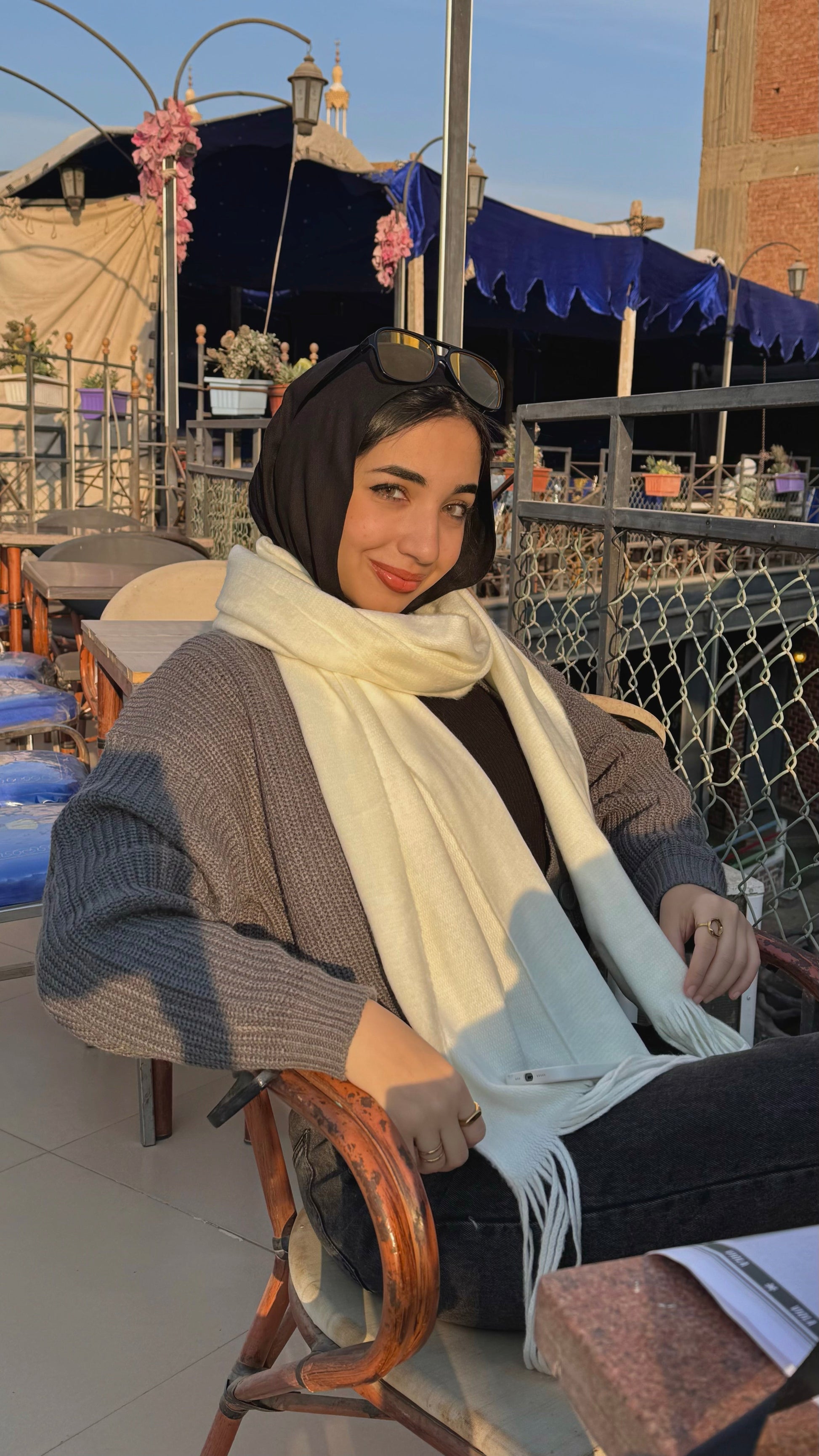 Offwhite | Winter Scarf - Viola Hijab
