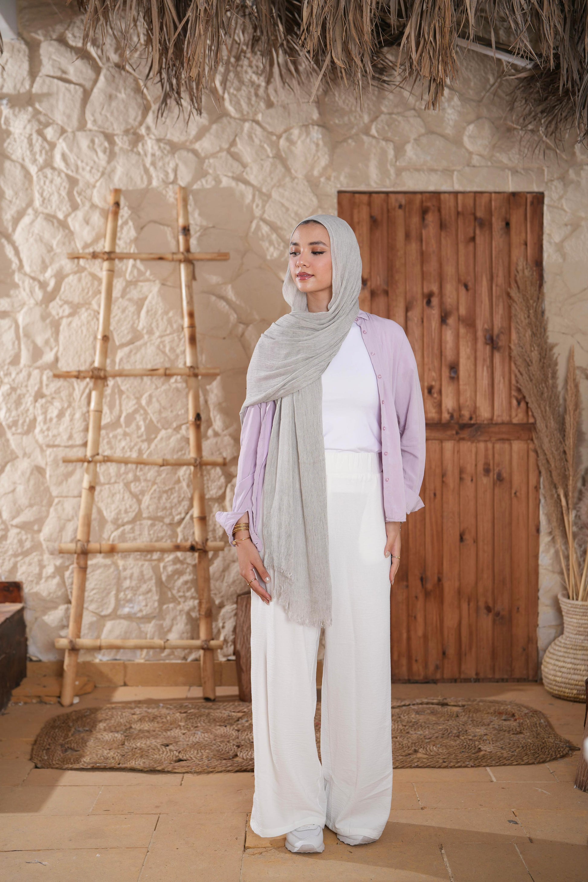 Light Grey | Ruffled