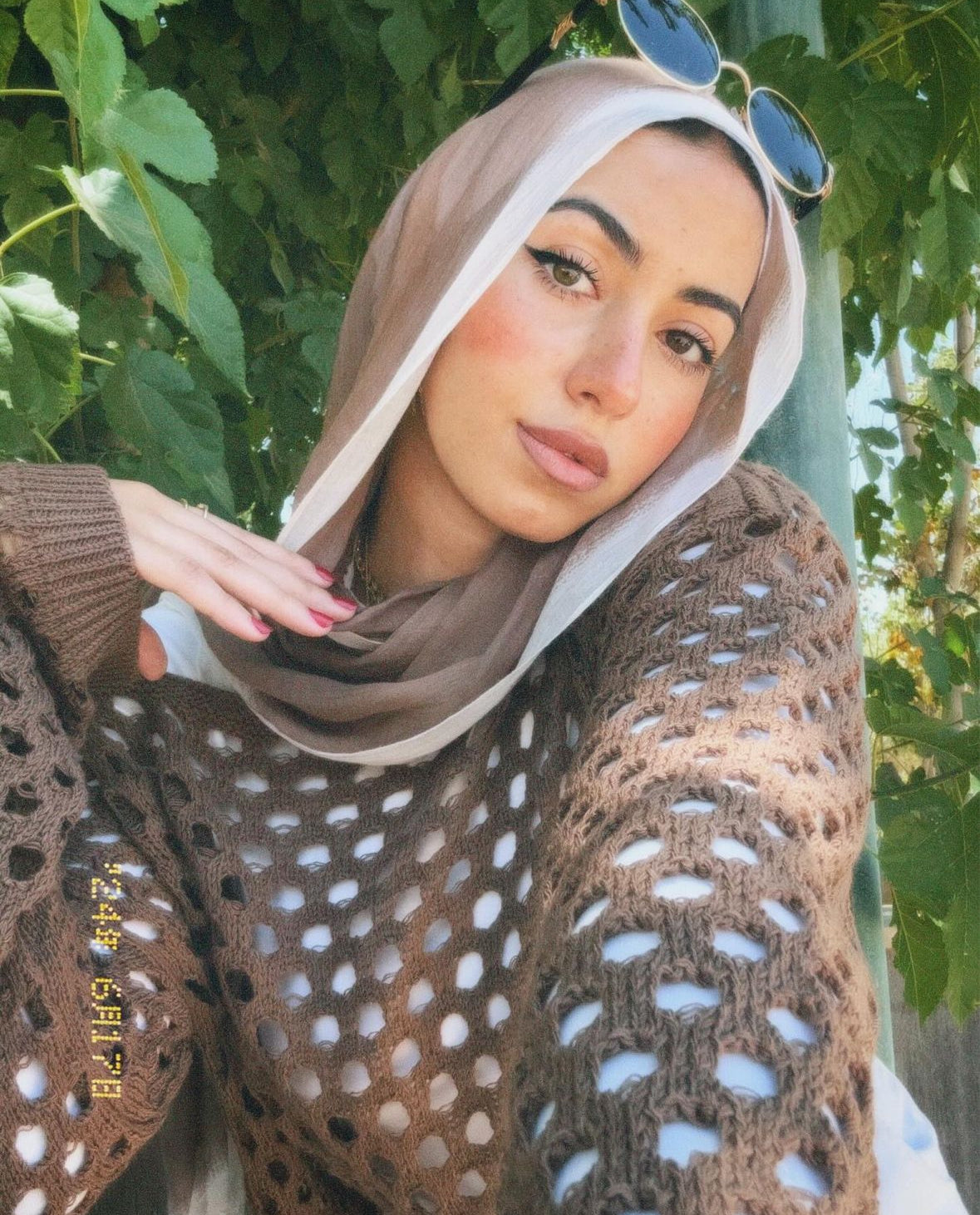Dark Brown | Mesh Top