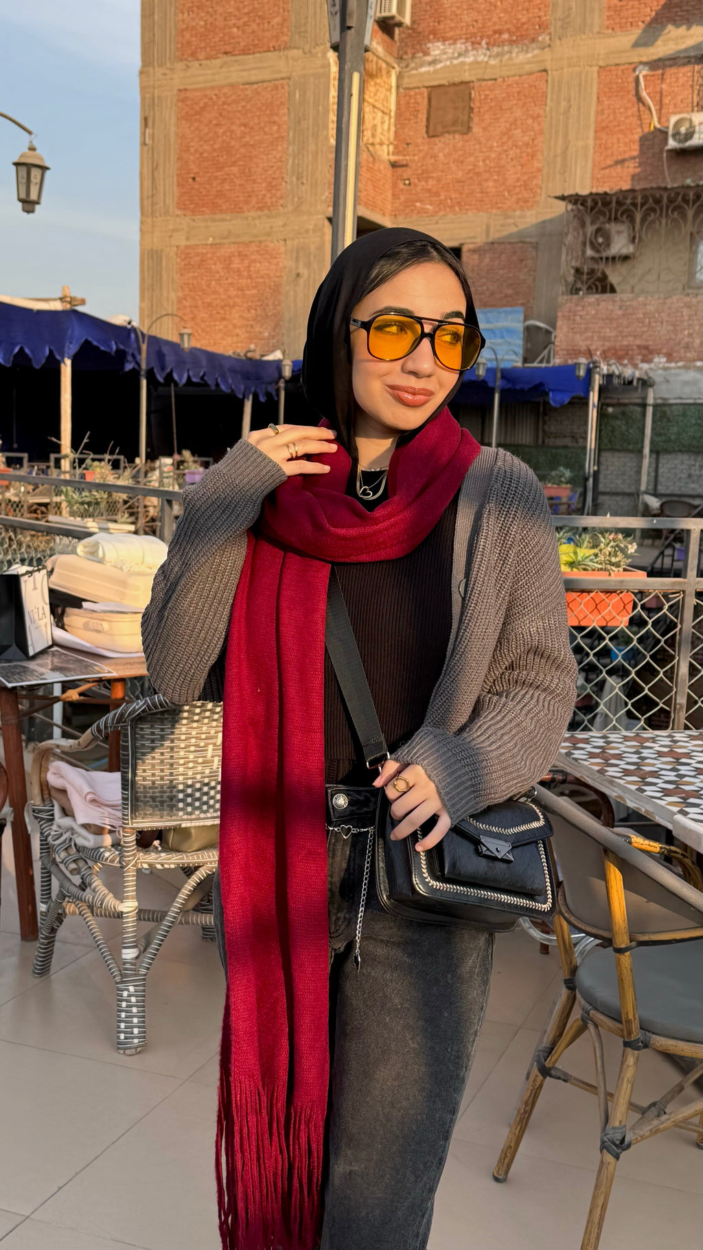Burgundy | Winter Scarf - Viola Hijab