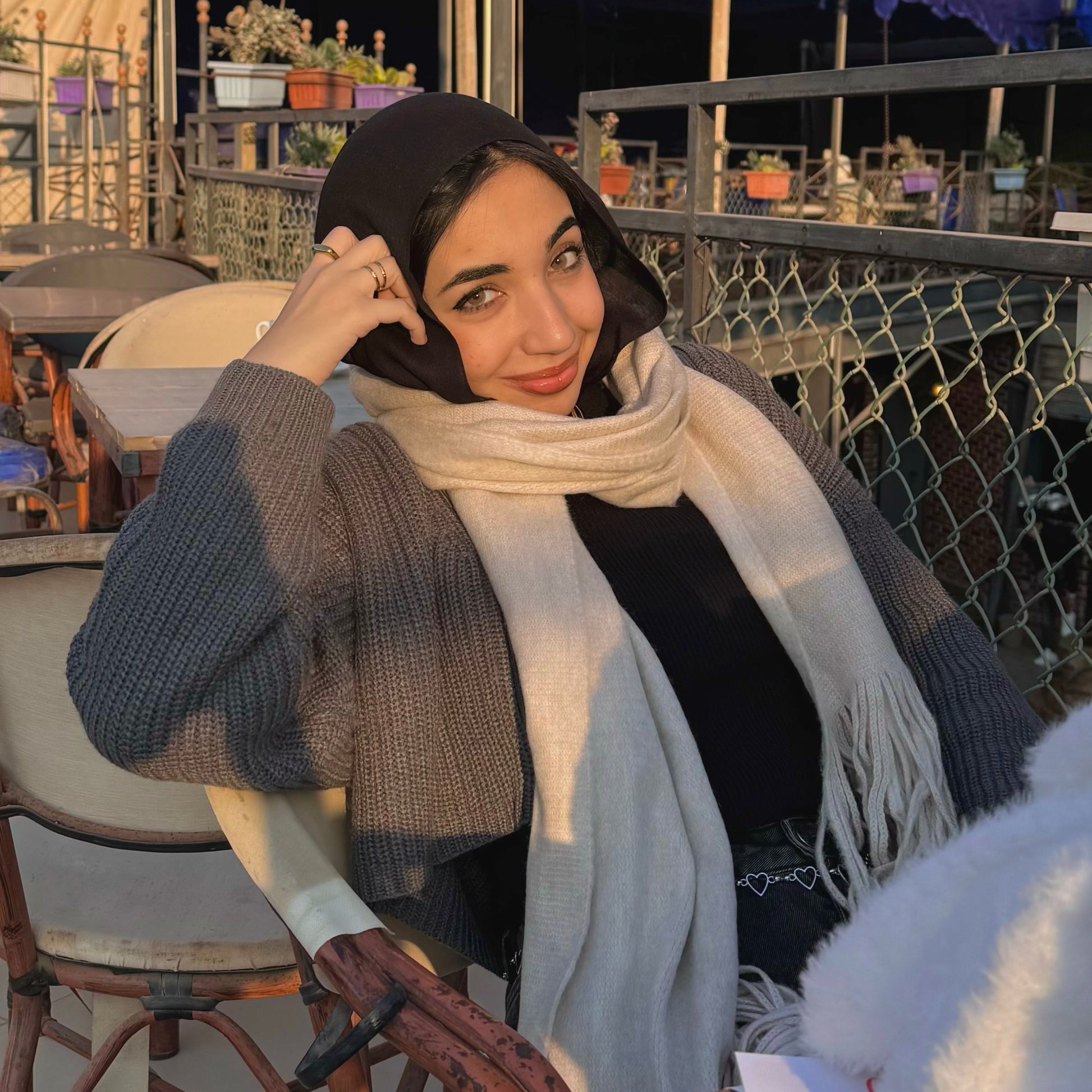 Warm Grey | Winter Scarf - Viola Hijab
