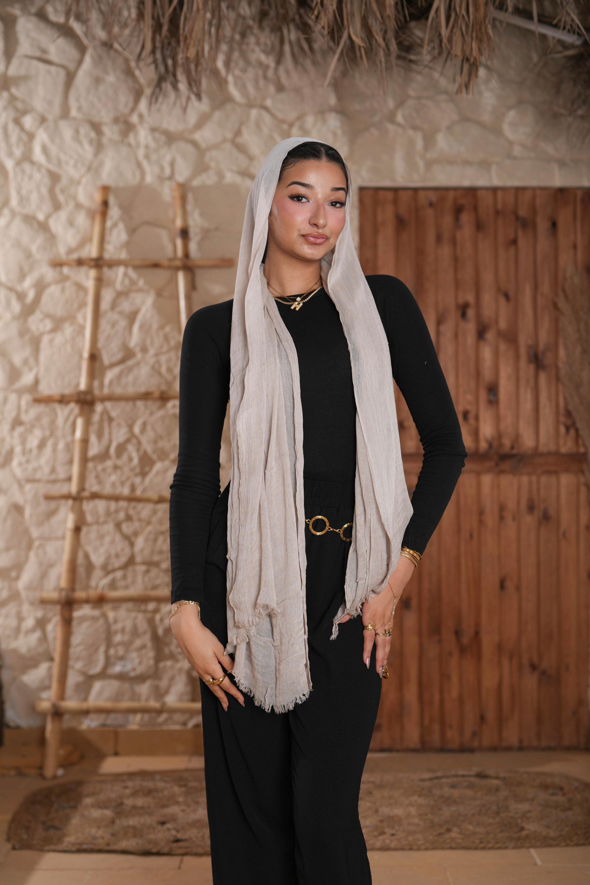 Soft Beige | Ruffled